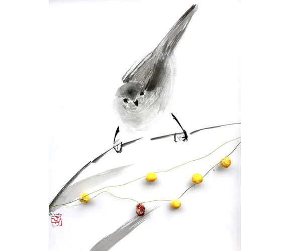 "Bushtit" by Hiroko Seki